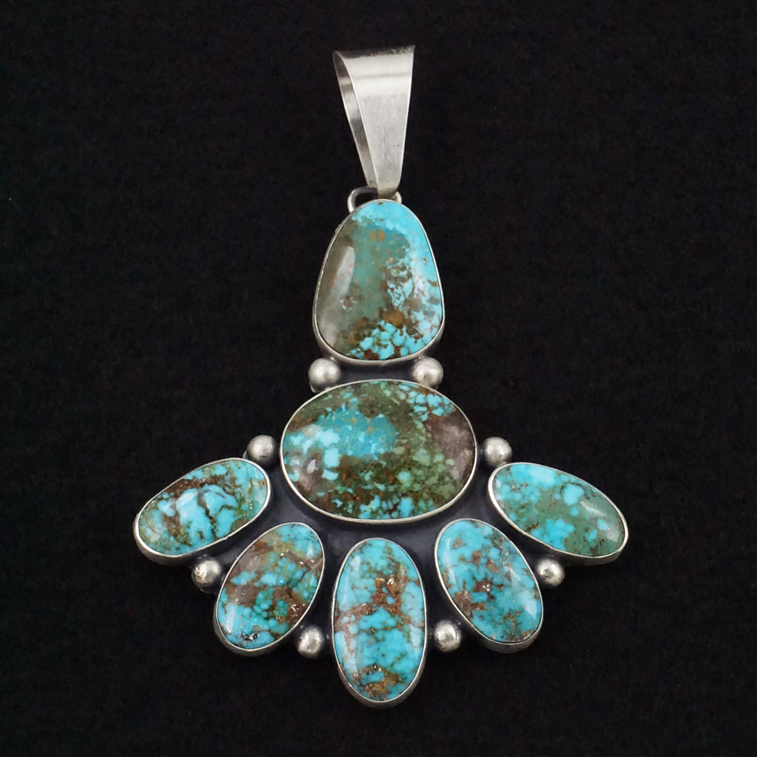 Darrin Livingston Turquoise & Sterling Silver Pendant