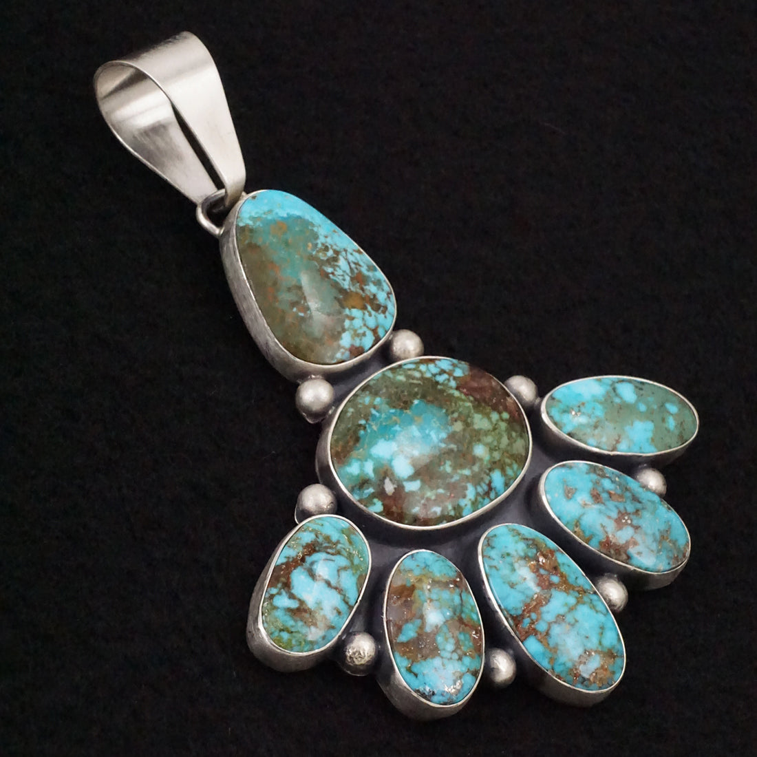 Darrin Livingston Turquoise & Sterling Silver Pendant