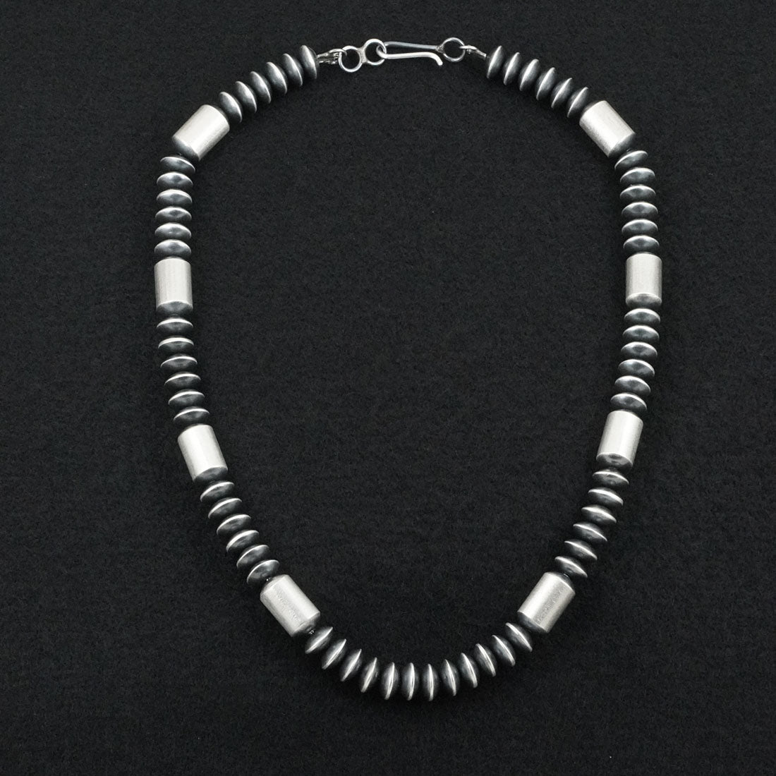 Tonisha Haley Sterling Silver Navajo Pearl Necklace 20"