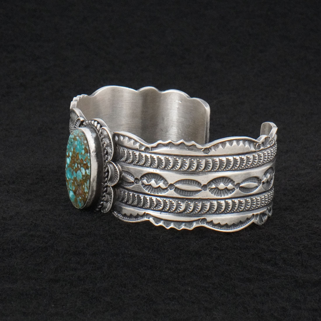 Leonard Maloney Turquoise & Sterling Silver Bracelet
