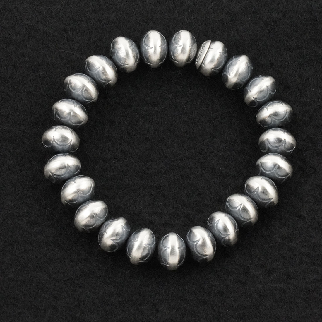 Bryannen Halwood Sterling Silver Navajo Pearl Bracelet