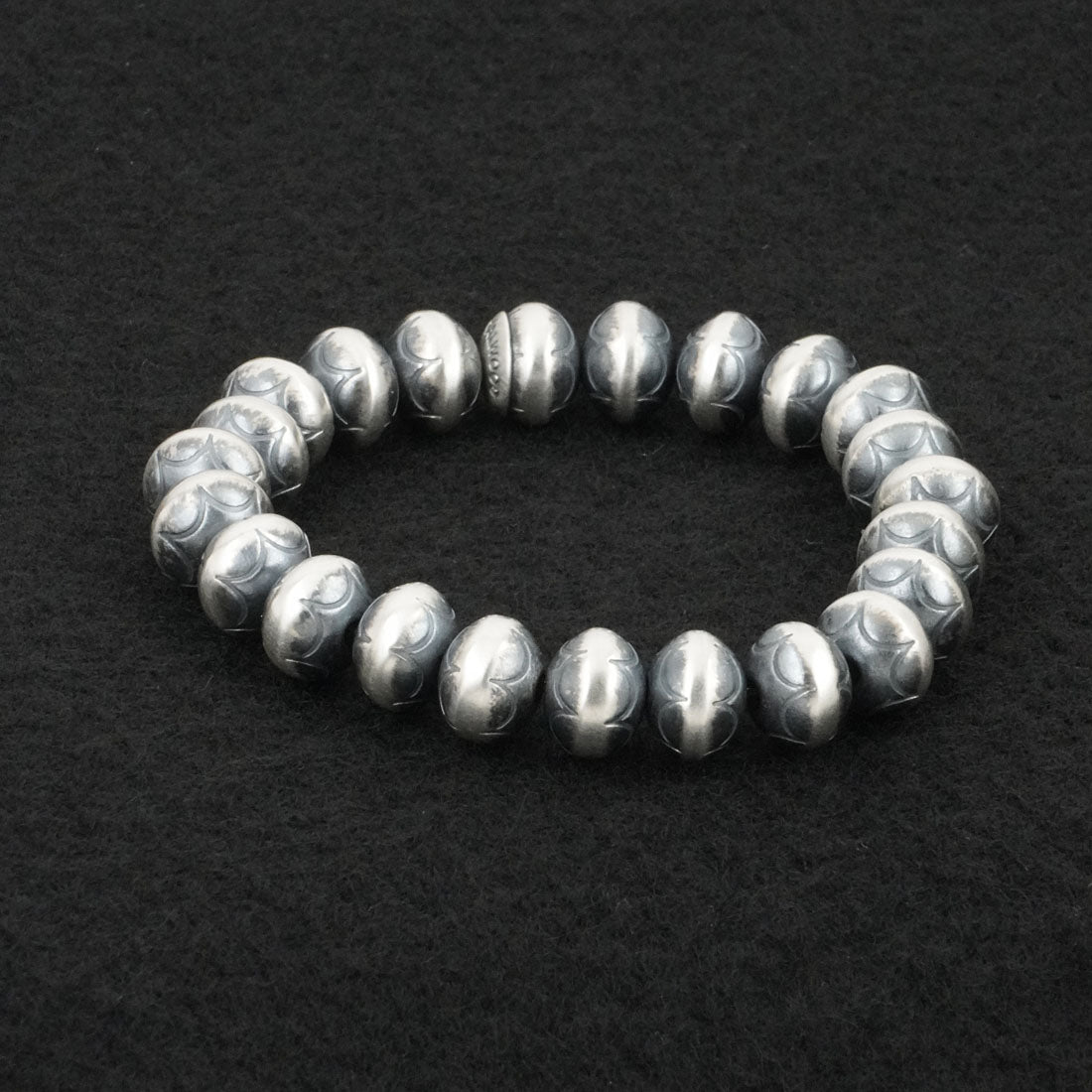 Bryannen Halwood Sterling Silver Navajo Pearl Bracelet