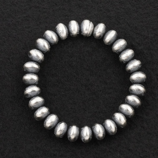 Bryannen Halwood Sterling Silver Navajo Pearl Bracelet