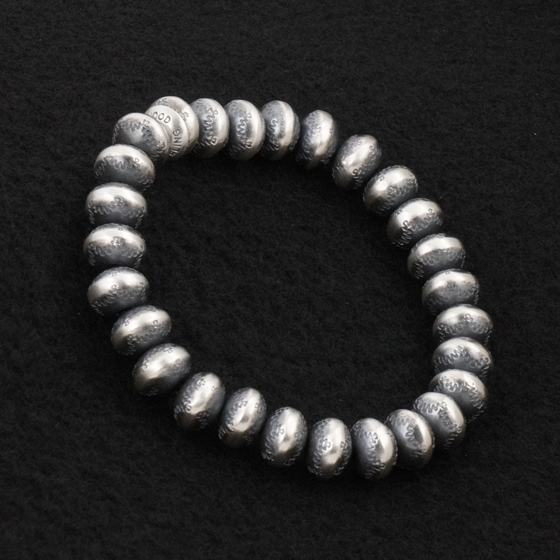Bryannen Halwood Sterling Silver Navajo Pearl Bracelet