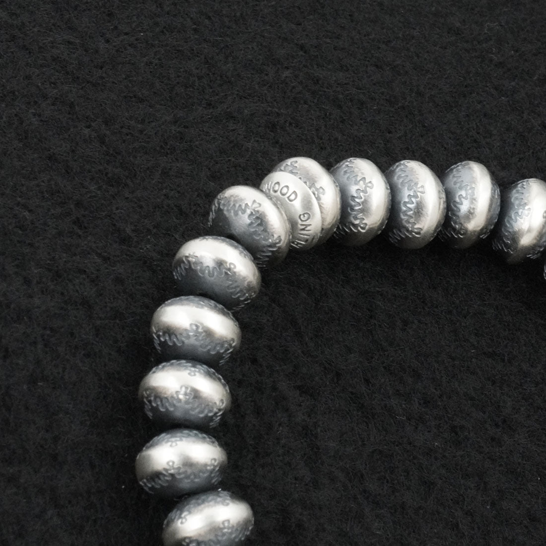 Bryannen Halwood Sterling Silver Navajo Pearl Bracelet