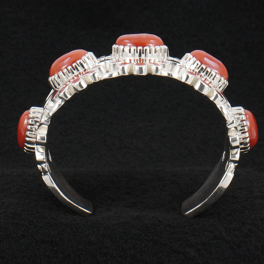 Vernon Haskie Coral & Sterling Silver Bracelet