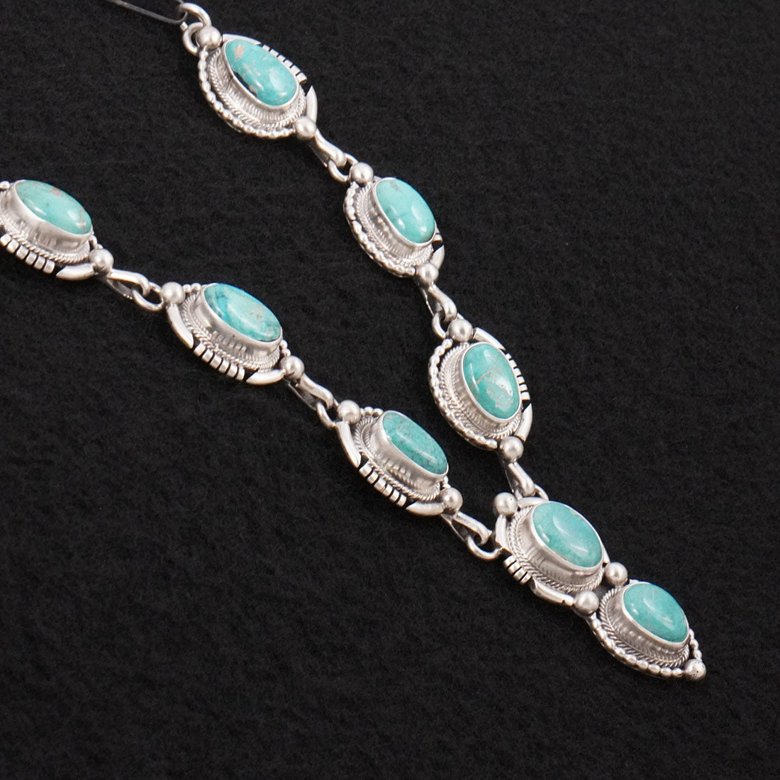 Paul Livingston Turquoise & Sterling Silver Necklace Set
