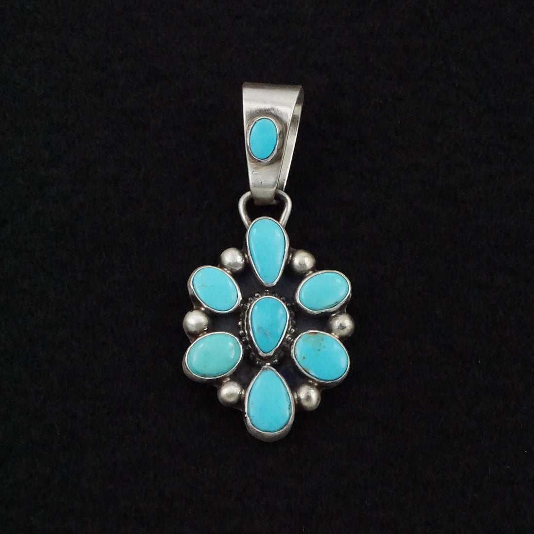 Kathleen Livingston Turquoise & Sterling Silver Pendant