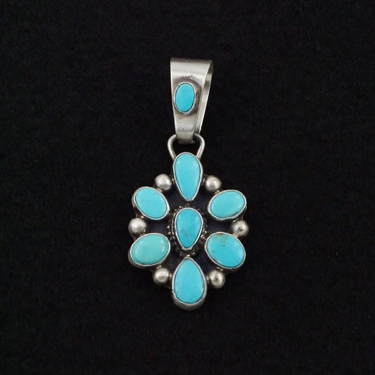 Kathleen Livingston Turquoise & Sterling Silver Pendant