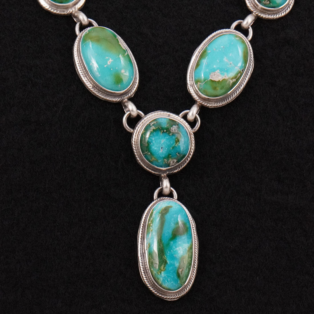 Kathleen Livingston Turquoise & Sterling Silver Necklace Set