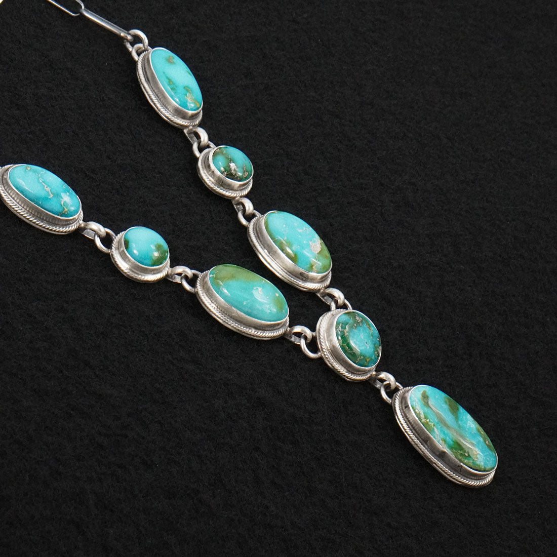 Kathleen Livingston Turquoise & Sterling Silver Necklace Set