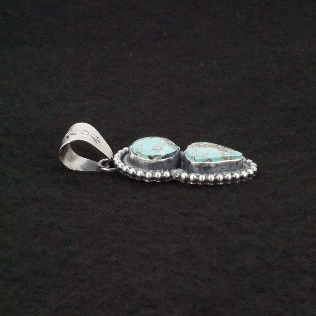 Raymond Delgarito Turquoise & Sterling Silver Pendant