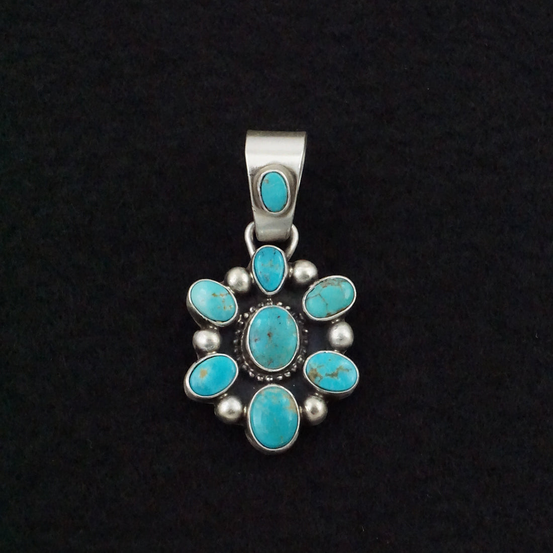 Kathleen Livingston Turquoise & Sterling Silver Pendant