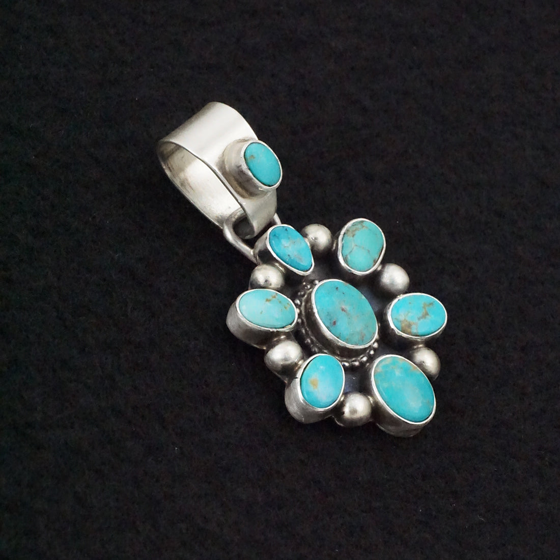 Kathleen Livingston Turquoise & Sterling Silver Pendant