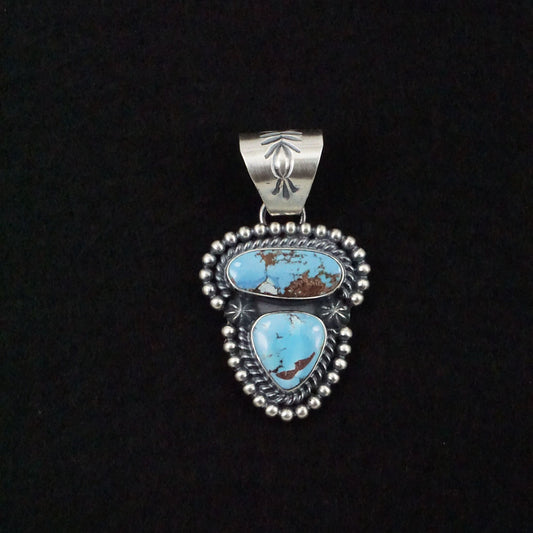 Raymond Delgarito Turquoise & Sterling Silver Pendant