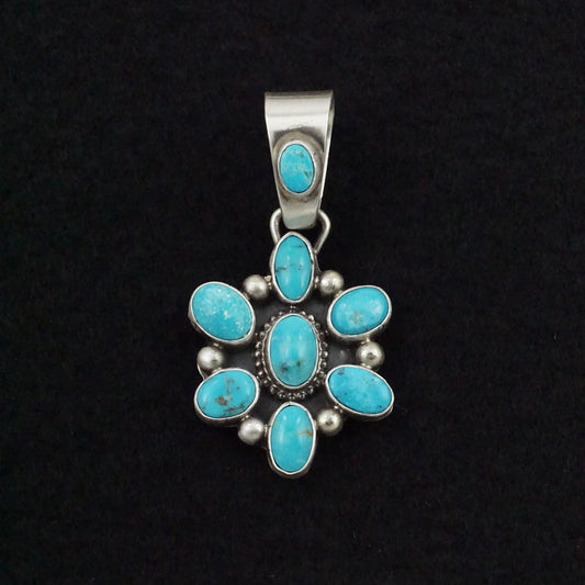Kathleen Livingston Turquoise & Sterling Silver Pendant