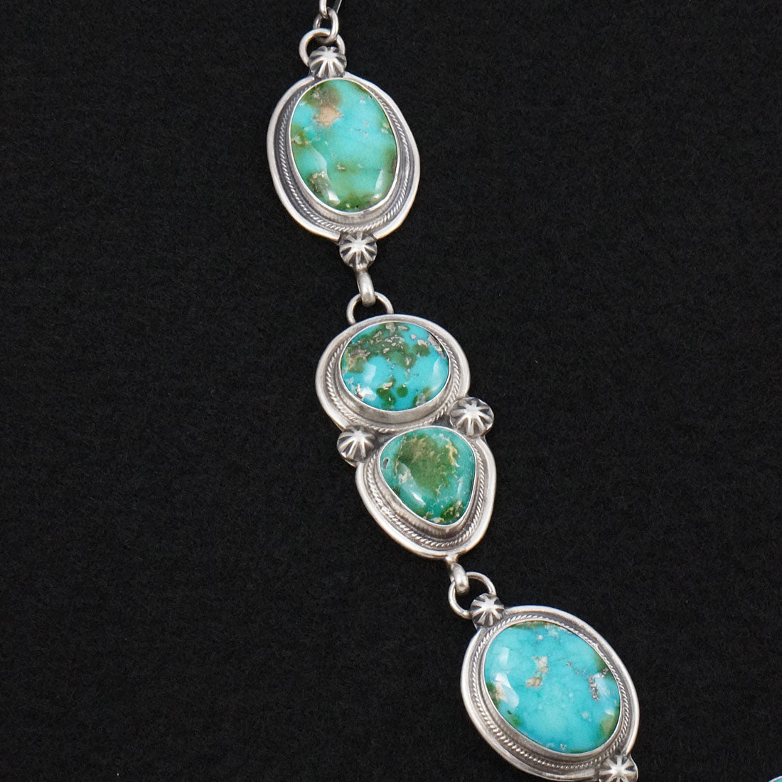 Kathleen Livingston Turquoise & Sterling Silver Necklace Set