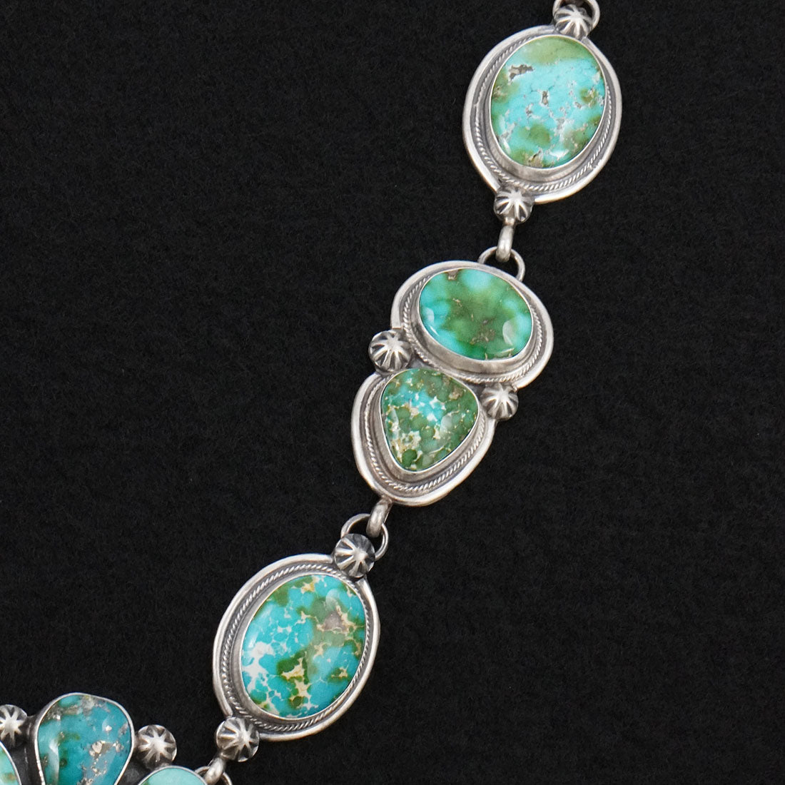 Kathleen Livingston Turquoise & Sterling Silver Necklace Set