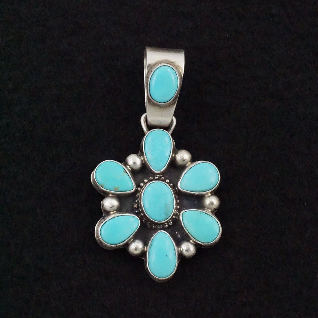 Kathleen Livingston Turquoise & Sterling Silver Pendant