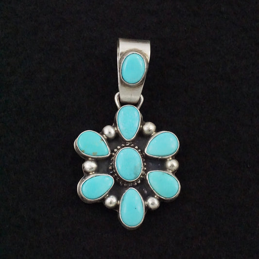 Kathleen Livingston Turquoise & Sterling Silver Pendant