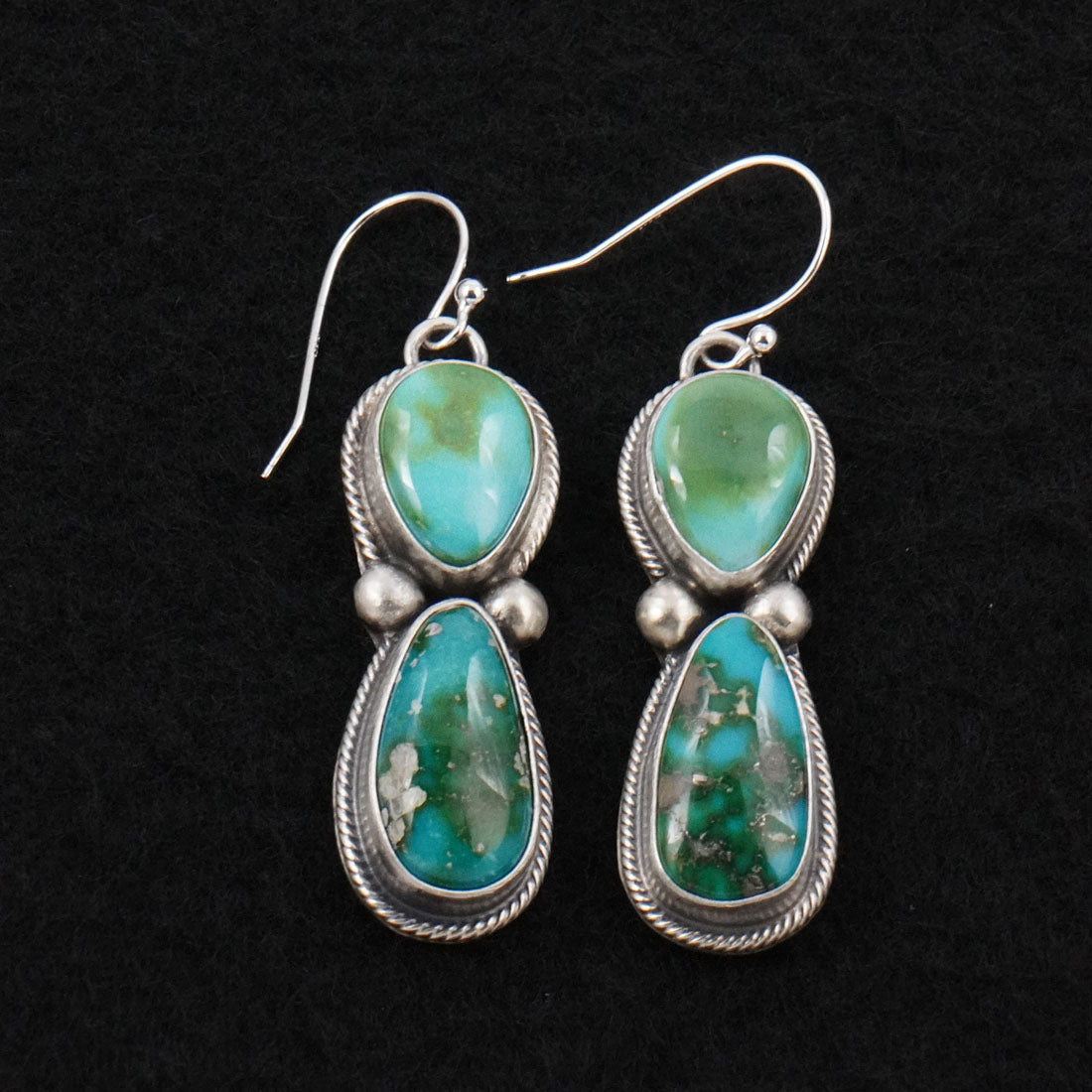 Kathleen Livingston Turquoise & Sterling Silver Necklace Set