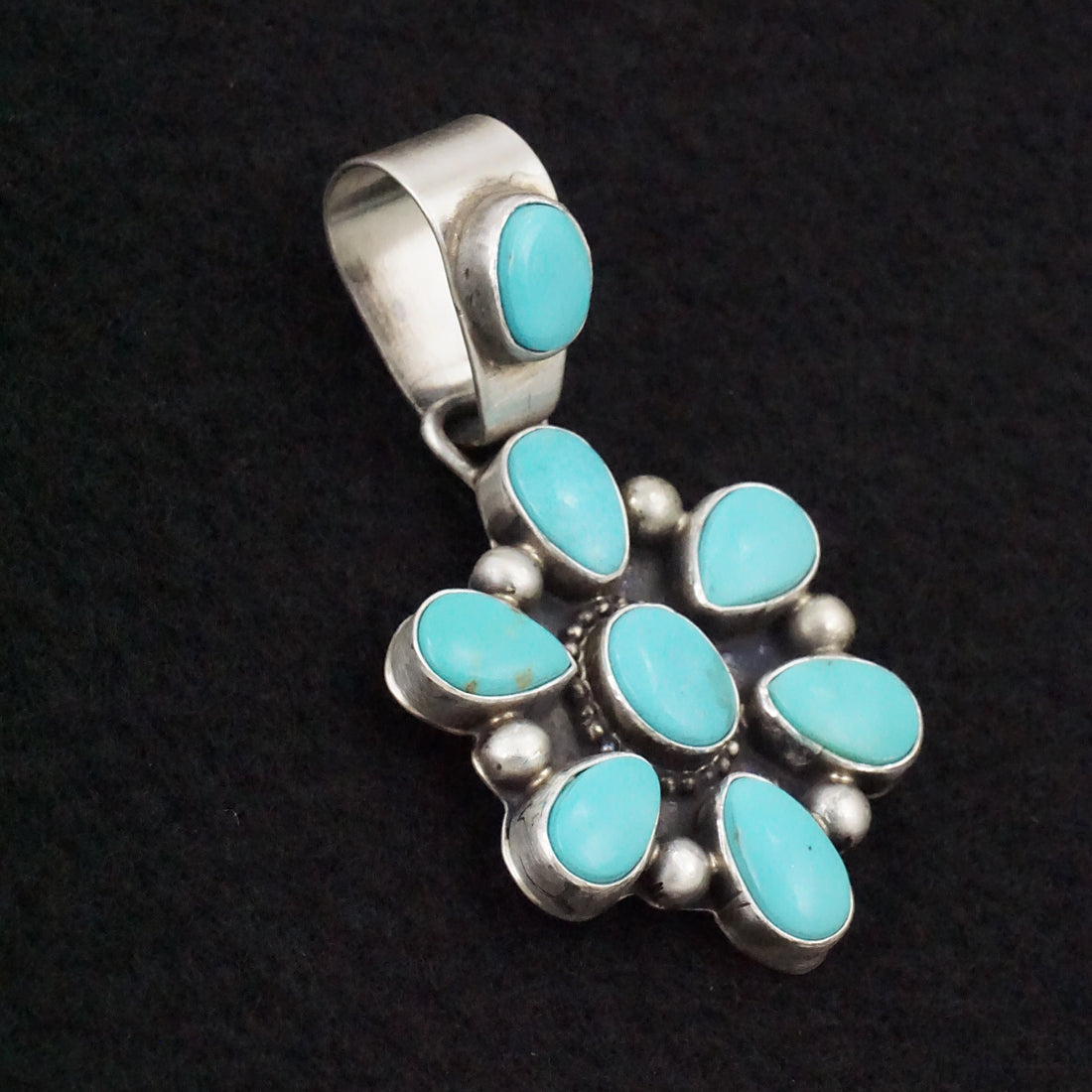 Kathleen Livingston Turquoise & Sterling Silver Pendant