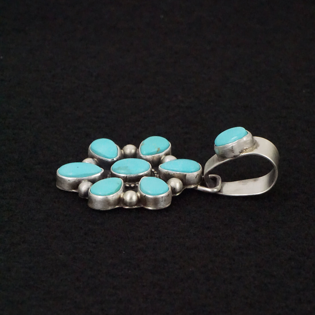 Kathleen Livingston Turquoise & Sterling Silver Pendant