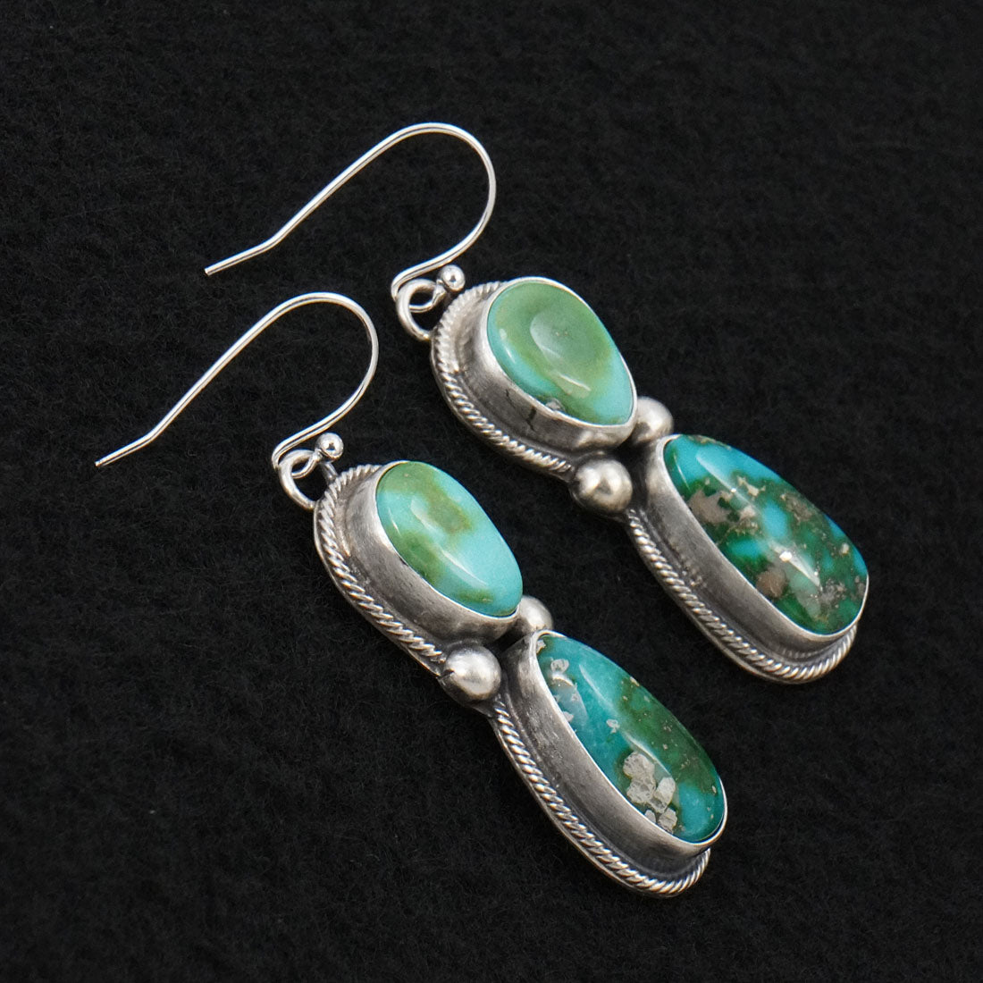 Kathleen Livingston Turquoise & Sterling Silver Necklace Set