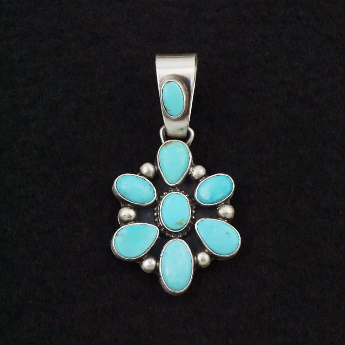 Kathleen Livingston Turquoise & Sterling Silver Pendant