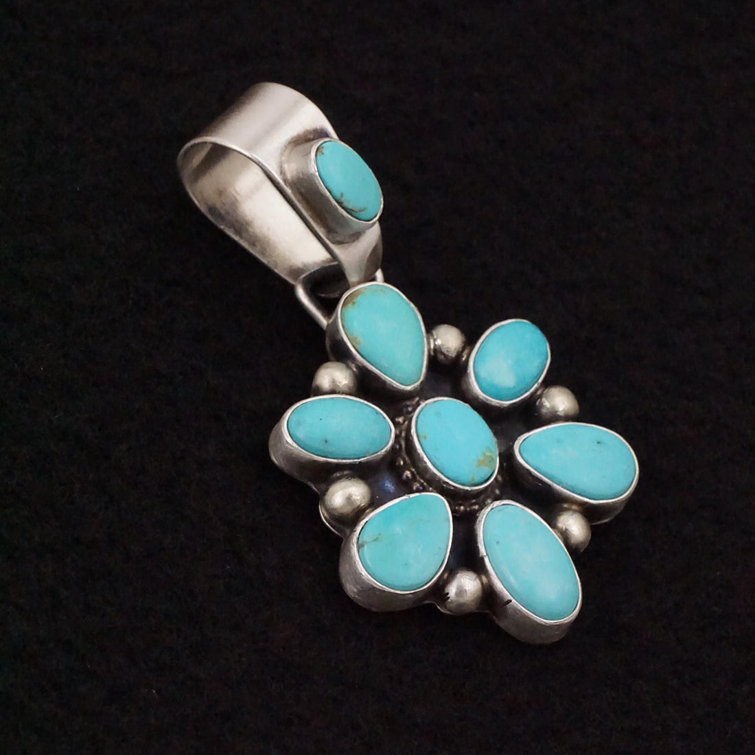 Kathleen Livingston Turquoise & Sterling Silver Pendant