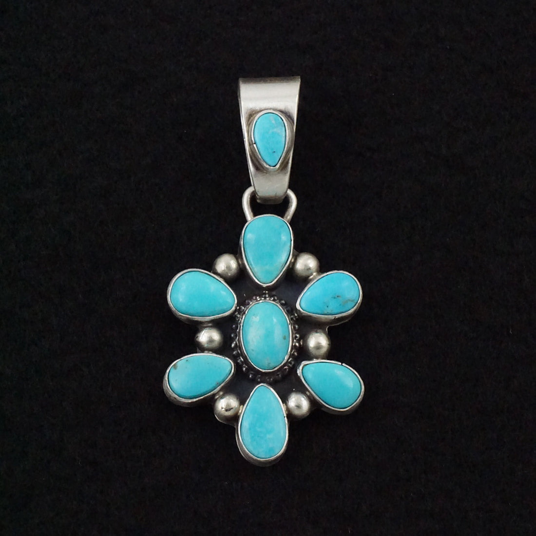 Kathleen Livingston Turquoise & Sterling Silver Pendant