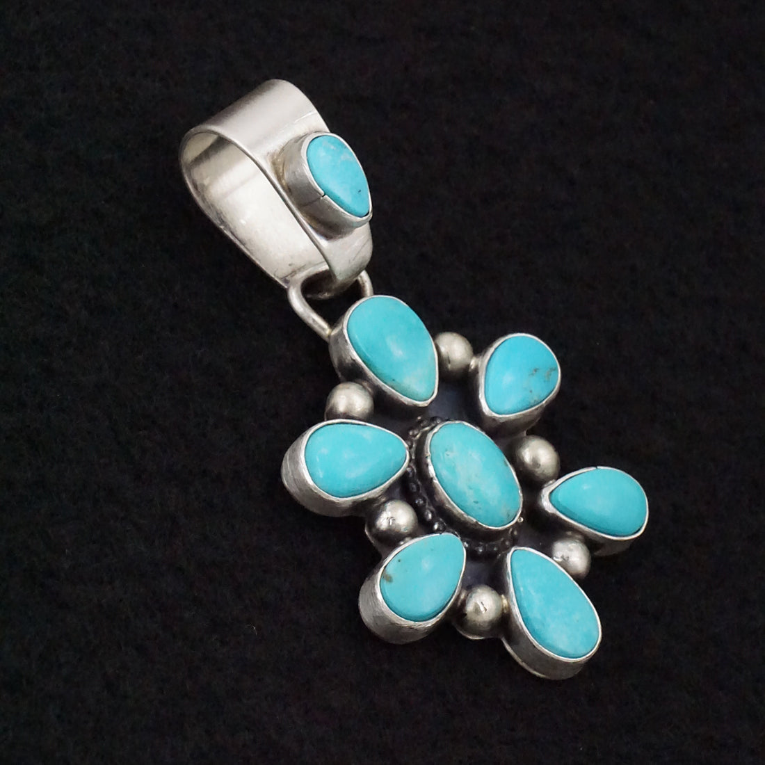 Kathleen Livingston Turquoise & Sterling Silver Pendant