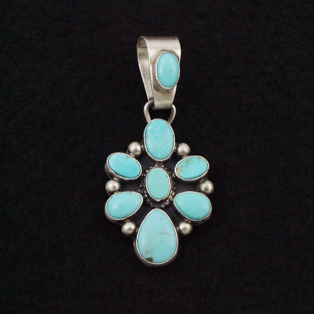 Kathleen Livingston Turquoise & Sterling Silver Pendant