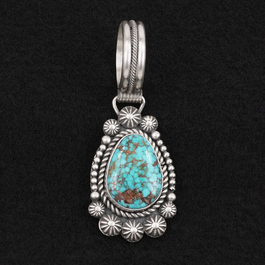 Michael Calladitto Turquoise & Sterling Silver Pendant