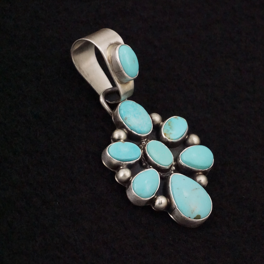 Kathleen Livingston Turquoise & Sterling Silver Pendant