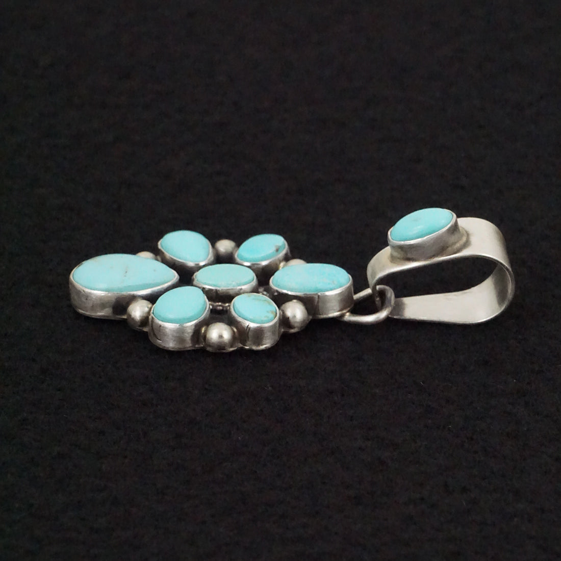 Kathleen Livingston Turquoise & Sterling Silver Pendant