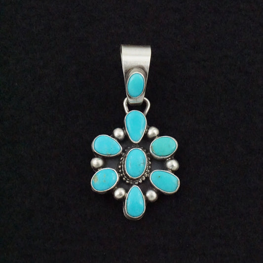 Kathleen Livingston Turquoise & Sterling Silver Pendant