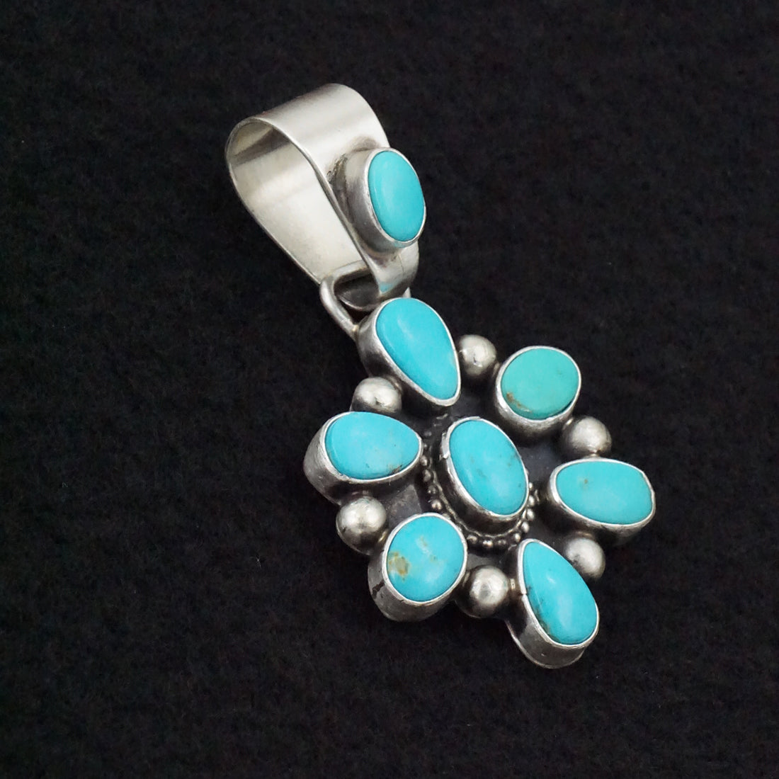 Kathleen Livingston Turquoise & Sterling Silver Pendant