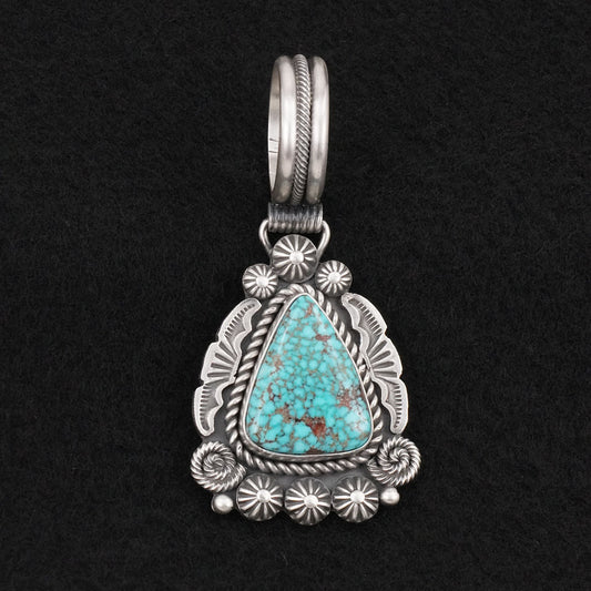 Michael Calladitto Turquoise & Sterling Silver Pendant