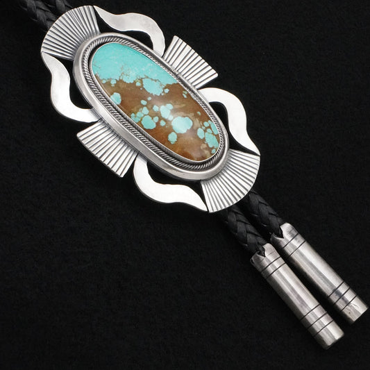 Paul Livingston Turquoise & Sterling Silver Bolo Tie