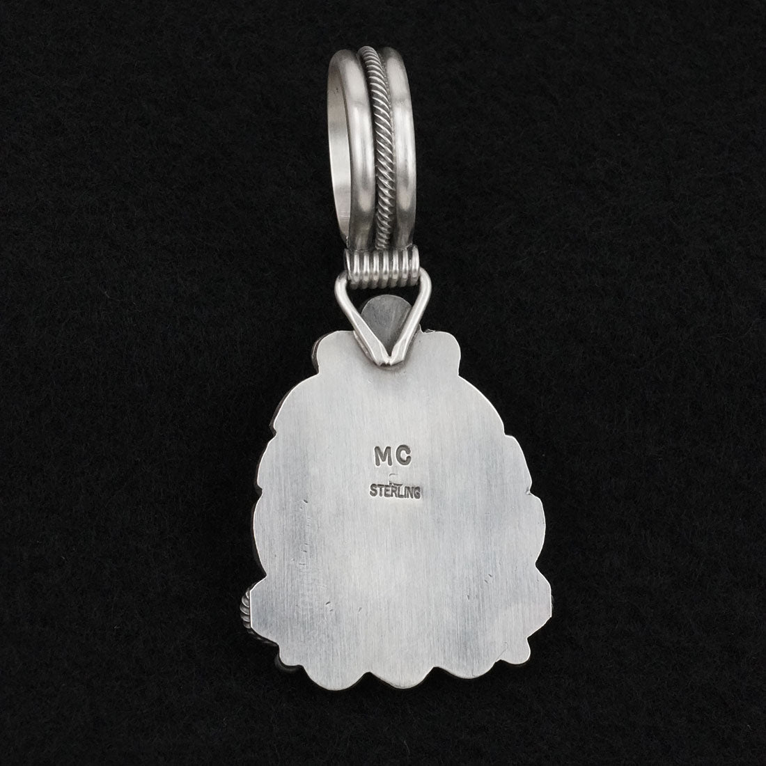 Michael Calladitto Turquoise & Sterling Silver Pendant