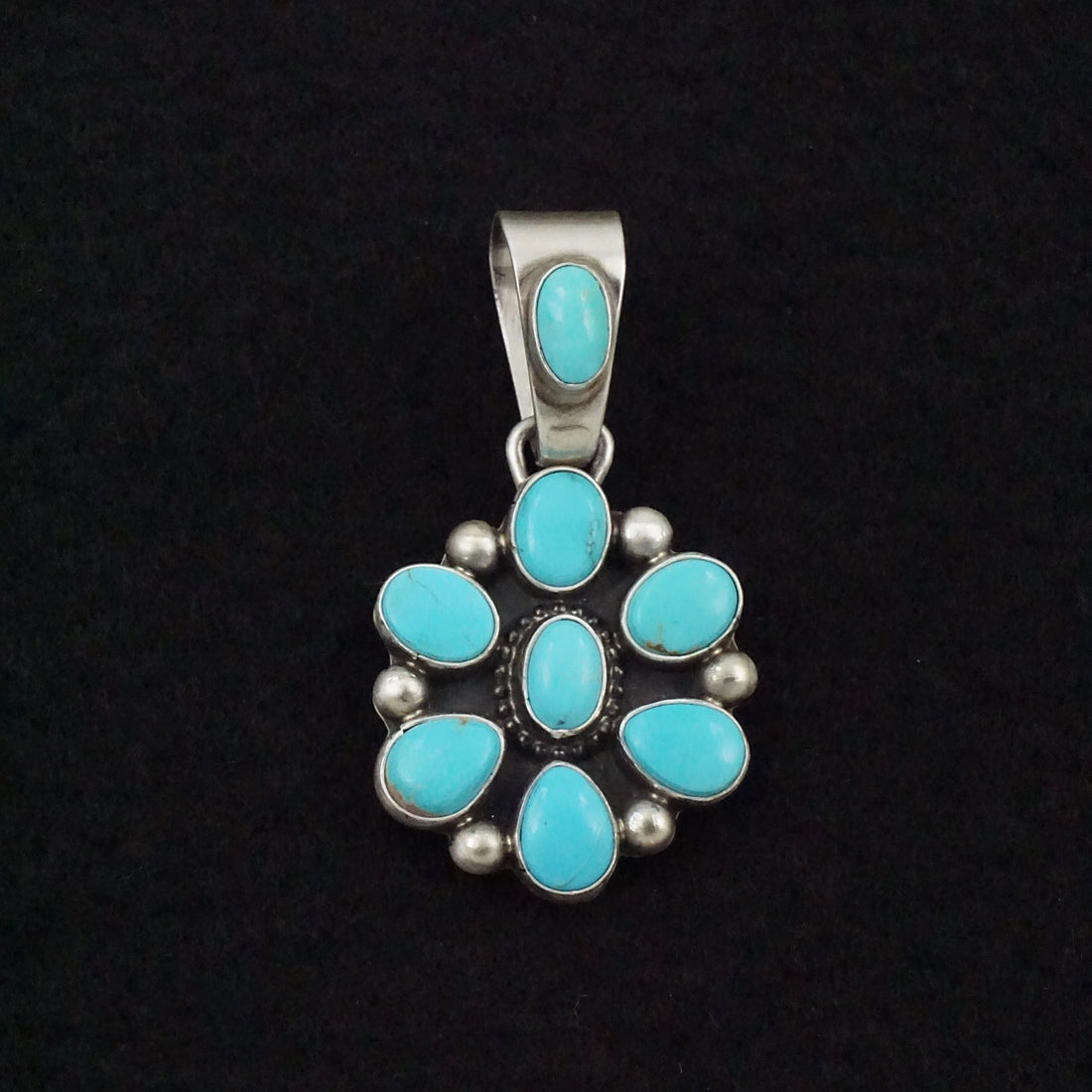 Kathleen Livingston Turquoise & Sterling Silver Pendant