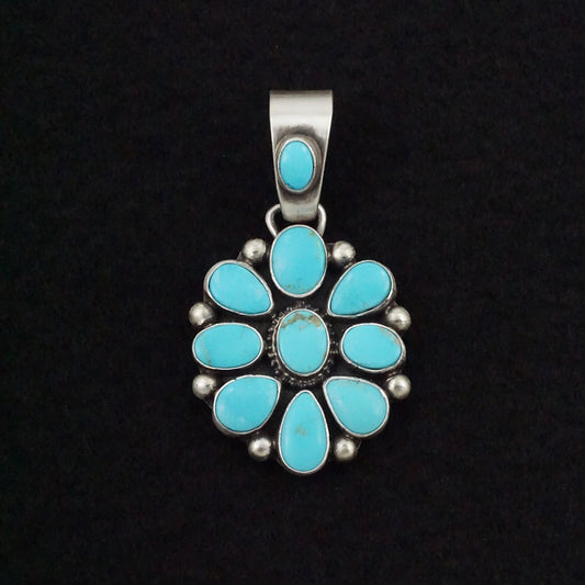 Kathleen Livingston Turquoise & Sterling Silver Pendant