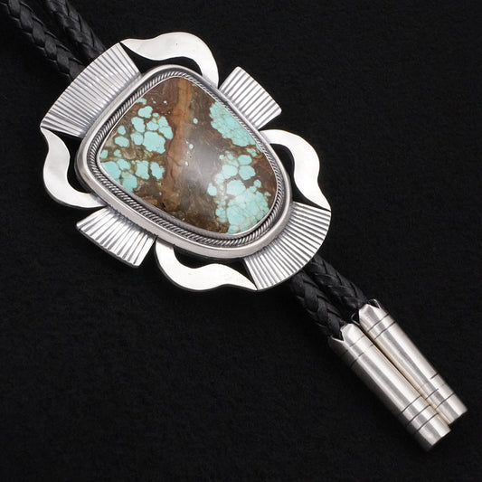 Paul Livingston Turquoise & Sterling Silver Bolo Tie