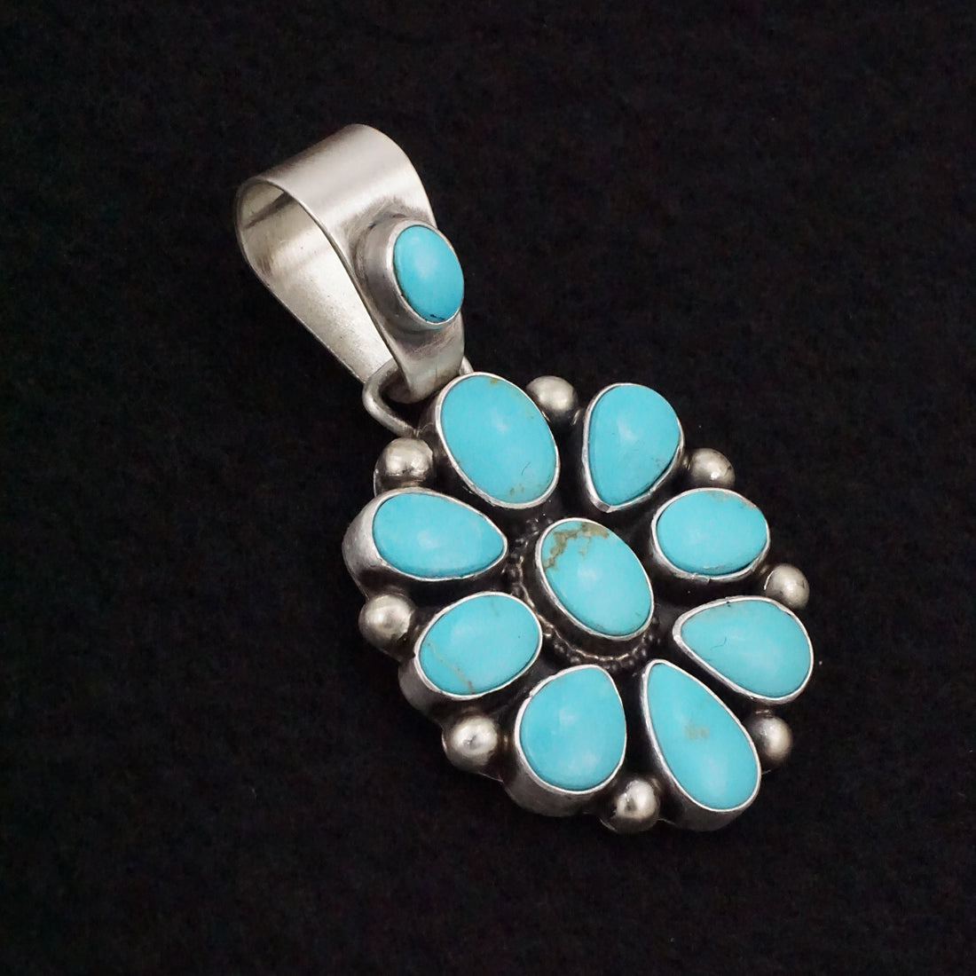 Kathleen Livingston Turquoise & Sterling Silver Pendant