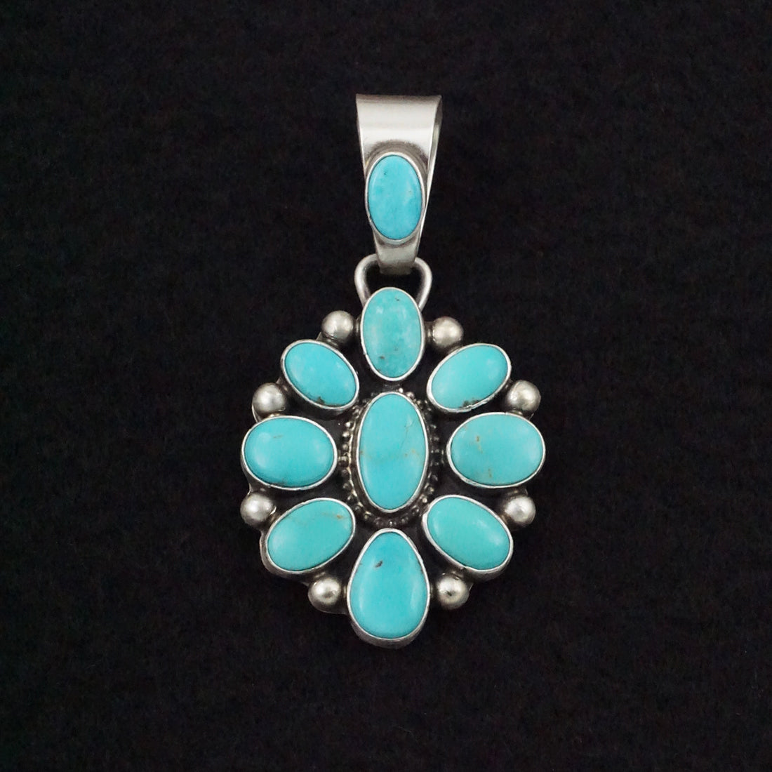 Kathleen Livingston Turquoise & Sterling Silver Pendant