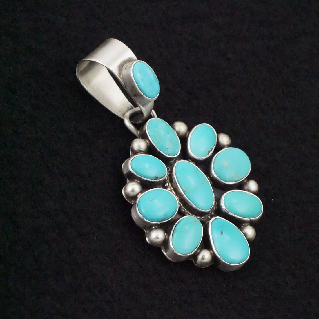 Kathleen Livingston Turquoise & Sterling Silver Pendant