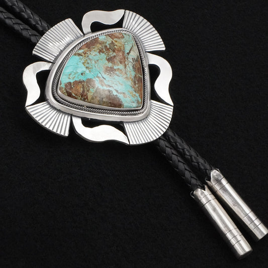 Paul Livingston Turquoise & Sterling Silver Bolo Tie