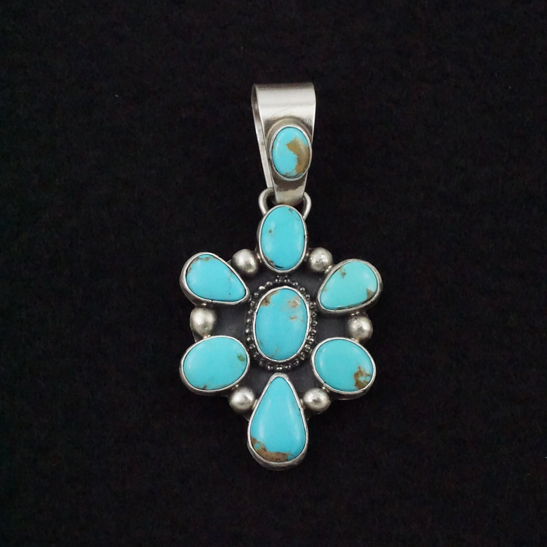 Kathleen Livingston Turquoise & Sterling Silver Pendant