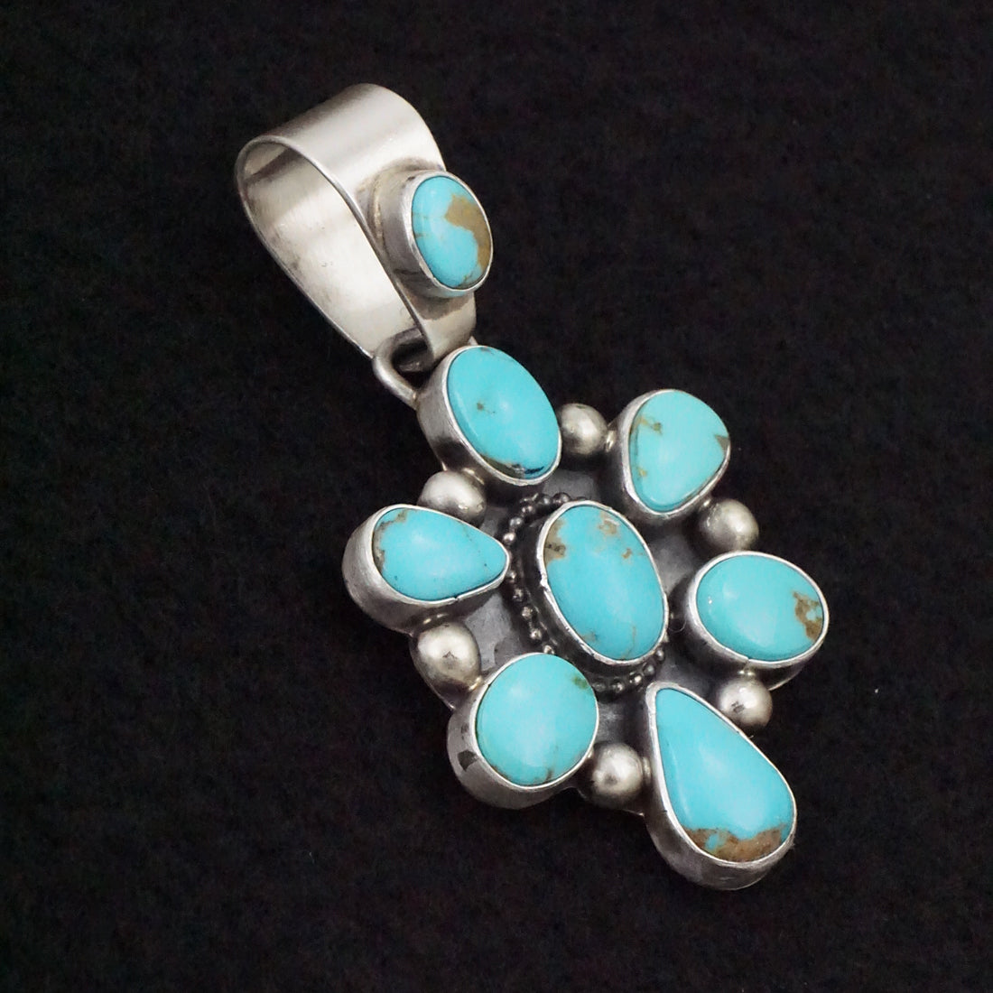 Kathleen Livingston Turquoise & Sterling Silver Pendant